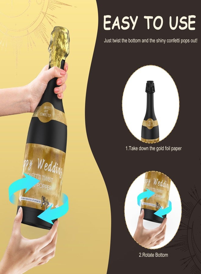 POPUPARTY Champagne Bottle Party gold confetti Popper - 15.3'' (1 Pc.) - for Birthday, graduation，Celebration, Wedding, New Year, Party Decoration - Image 5