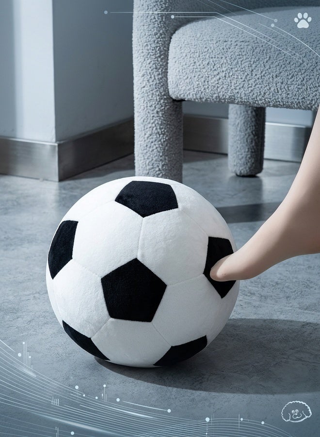Beauenty Plush Soccer Balls Plush Pillow,Soft Soccer Ball,Durable Football Fluffy Toy,Soccerball Gift For Kids Boy Baby(9 Inches/23cm) - Image 4