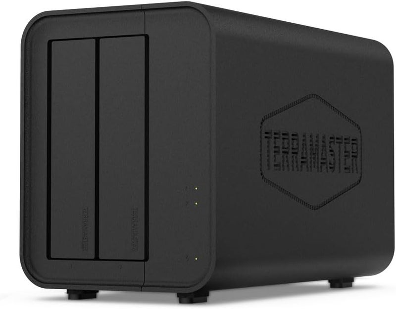تيراماستر غلاف RAID USB من TERRAMASTER D2-320 – USB 3.2 Gen 2 10Gbps Type C، 2 فتحات، يدعم RAID 0، 1، فردي، JBOD (بدون أقراص) - Image 1