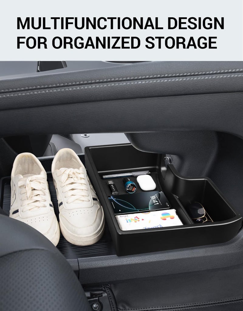 Ecarzo 2025 Upgraded Console Bottom Organizer Compatible with 2021-2025 Toyota Sienna Accessories, Lower Center Console Tray Storage Box with Multiple Compartments - Image 5
