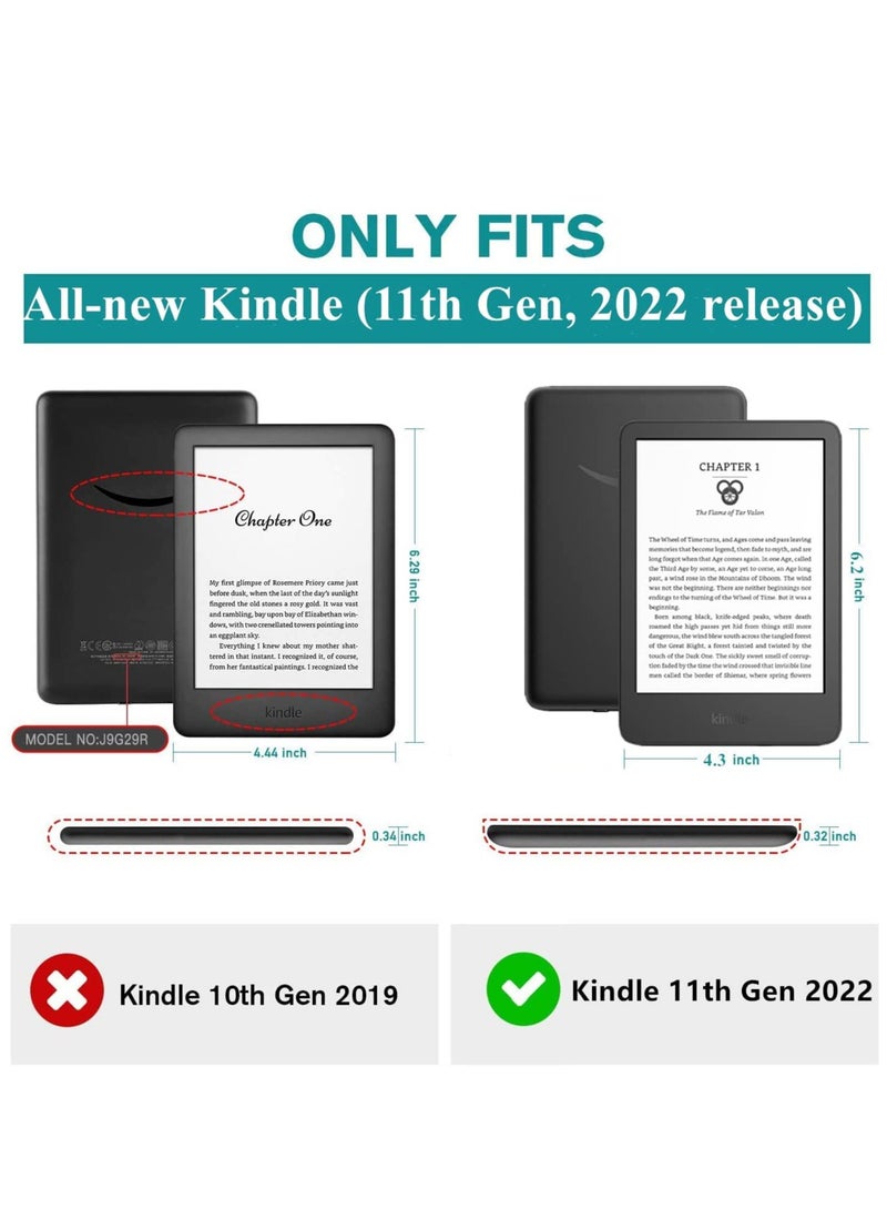 Captaintech 2024 Kindle e-book color protection cover 11th generation 2022  - Image 2