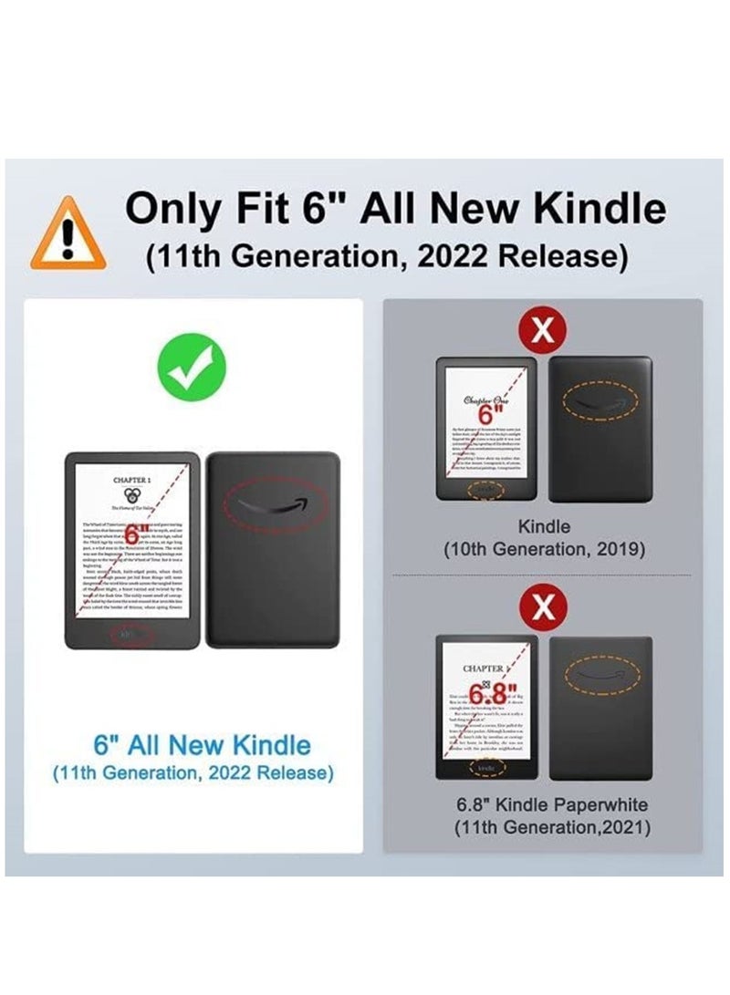 Captaintech 2024 Kindle e-book color protection cover 11th generation 2022  - Image 3