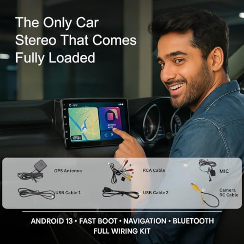 Modorwy Original 9inch HD QLED Car Android Stereo | 2GB RAM & 32GB ROM | OS 13 Double Din Car Multimedia Player | incl. AHD Rear Camera - 1 Year Warranty - Image 5