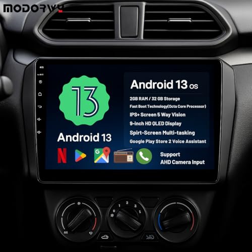 Modorwy Original 9inch HD QLED Car Android Stereo | 2GB RAM & 32GB ROM | OS 13 Double Din Car Multimedia Player | incl. AHD Rear Camera - 1 Year Warranty - Image 3