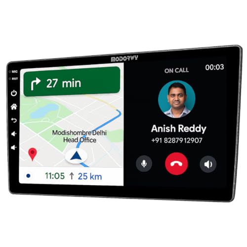 Modorwy Original 9inch HD QLED Car Android Stereo | 2GB RAM & 32GB ROM | OS 13 Double Din Car Multimedia Player | incl. AHD Rear Camera - 1 Year Warranty - Image 1