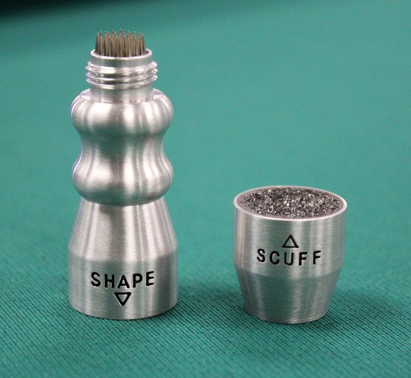 Cuetec Billiard/Pool Cue Accessory: Bowtie 3-in-1 Billiard Cue Tip Tool (Scuffer/Shaper/Aerator), Single Tool - Image 2