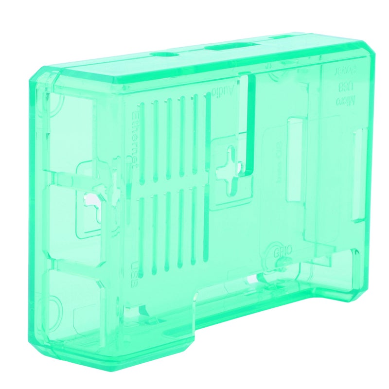 Shell Protective Frosted Box Case Cover ABS for Raspberry Pi 3B 3B+ D Style with Screw(Green ) - Image 4