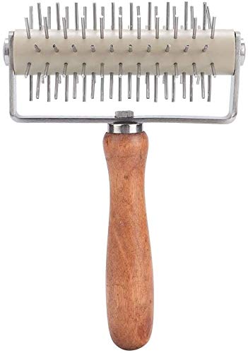 INCHOO Homemade Stainless Steel Pizza Cake Pie Bread Pastry Baking Tool Dough Docker Needle Roller Wheel