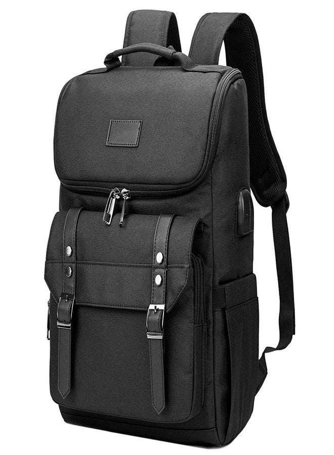 PALAY® Laptop Bags for Men Office Use Vintage Travel Laptop Backpack with usb Charging Port for Women & Men College Backpack Fits 15.6 Inch Laptops - Image 1
