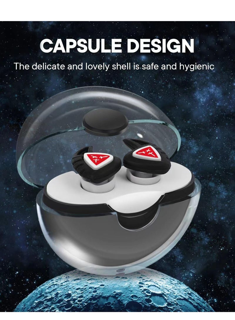 KASTWAVE Ear Plugs, Sleeping Noise Cancelling Reusable Comfortable Silicone Earplugs, High Fidelity Reusable Silicone Noise Cancelling Earplugs for Swimming, for Music Festivals, DJs - Image 2