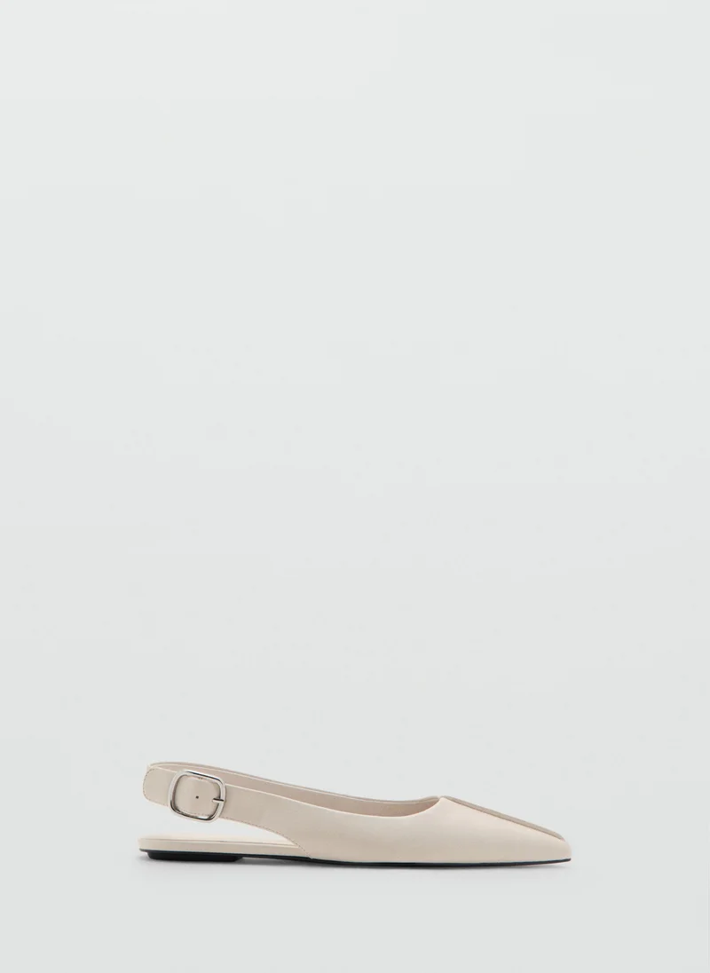 مانجو Buckle Flat Shoes