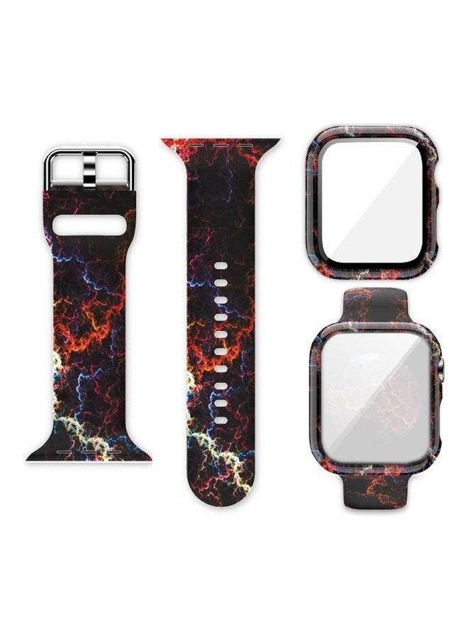 NIBEMINENT Replacement Watchband and Case For Apple Watch Series 7/6/5/4/3/2/1/SE 42/44/45mm Multicolour - Image 1