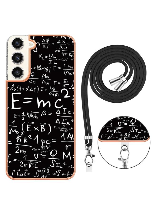 S-TOP Case For Samsung Galaxy S22+ 5G Electroplating Dual-side IMD Phone Case with Lanyard - Image 3