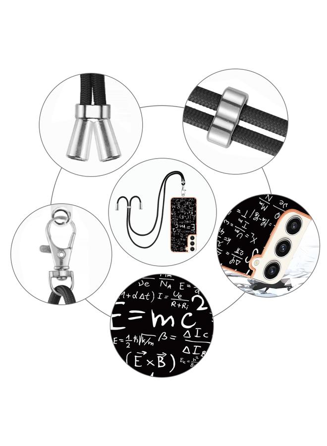 S-TOP Case For Samsung Galaxy S22+ 5G Electroplating Dual-side IMD Phone Case with Lanyard - Image 4