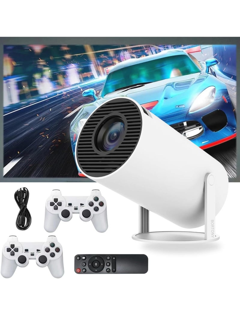 ELTRAZONE Mini Projector 2-in-1: 1080P Video Gaming and Home Theater with 64GB Storage  - Image 1
