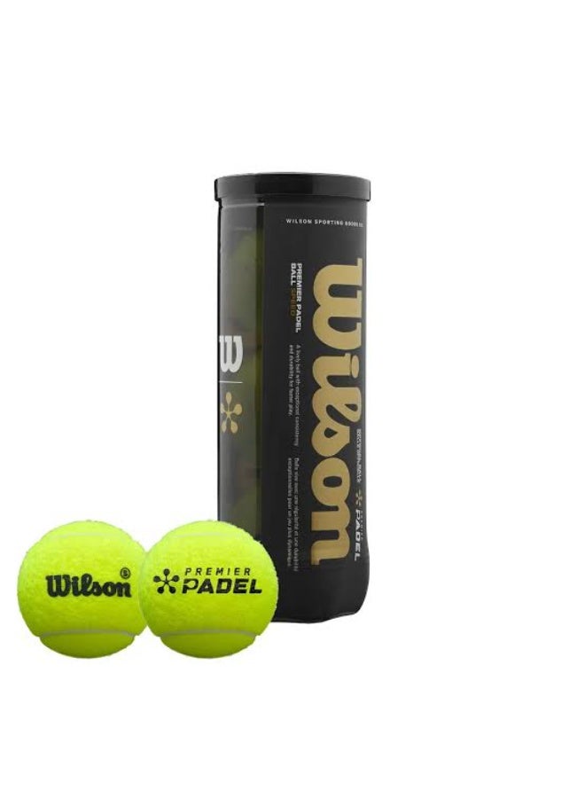 TUBE 3 PADEL BALLS WILSON PREMIER SPEED