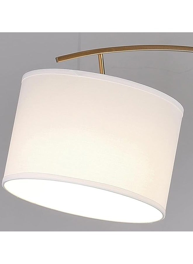 ATM Modern Arc Floor Lamp with Adjustable Fabric Shade - Image 3