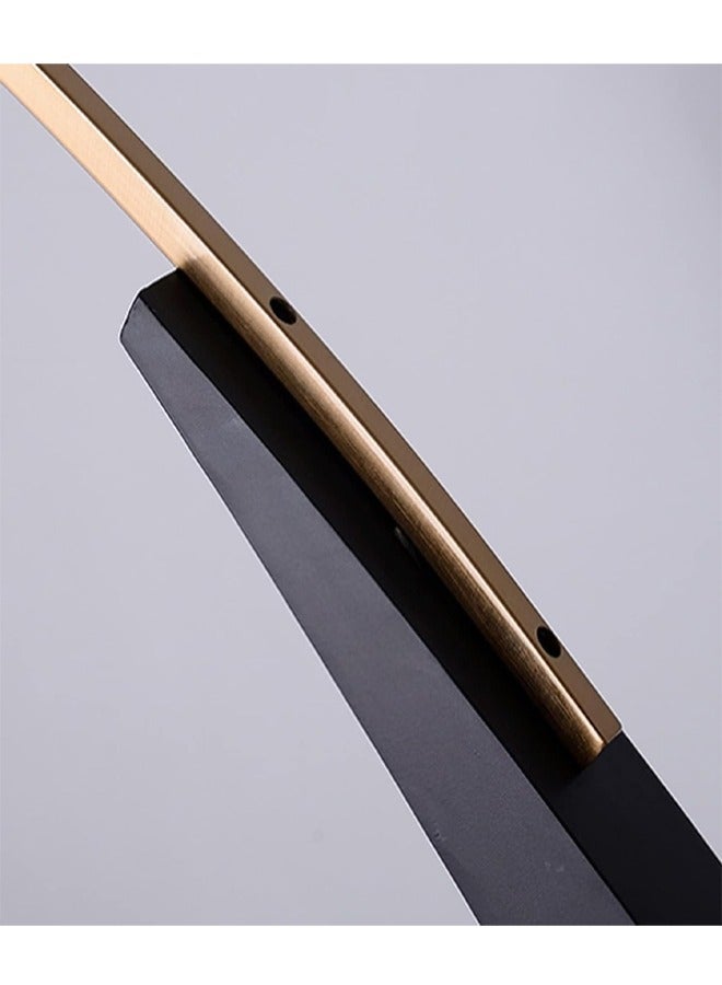 ATM Modern Arc Floor Lamp with Adjustable Fabric Shade - Image 4