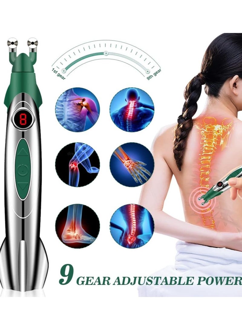 DubaiGallery Meridian Electric Massage Pen Massage Acupuncture Massager Electronic Therapy - Image 3