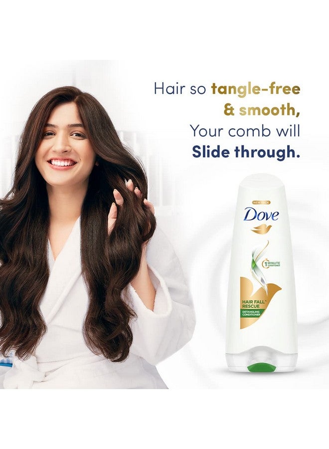 Dove بلسم إنقاذ تساقط الشعر مع زيت عباد الشمس وتقنية قفل الرطوبة، للتحكم في تساقط الشعر والحصول على شعر ناعم وحريري، 175 مل - Image 2