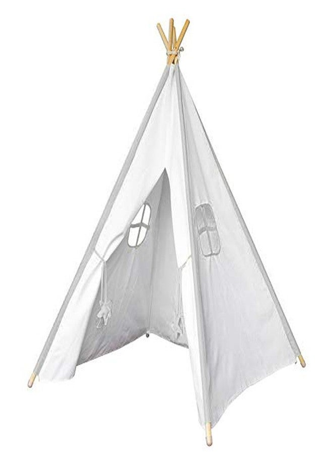 Creative Textiles Tent House for Kids Cotton Tent House/Play House for 2 Yrs&Above Kids White, 1 Party Theme - Image 3