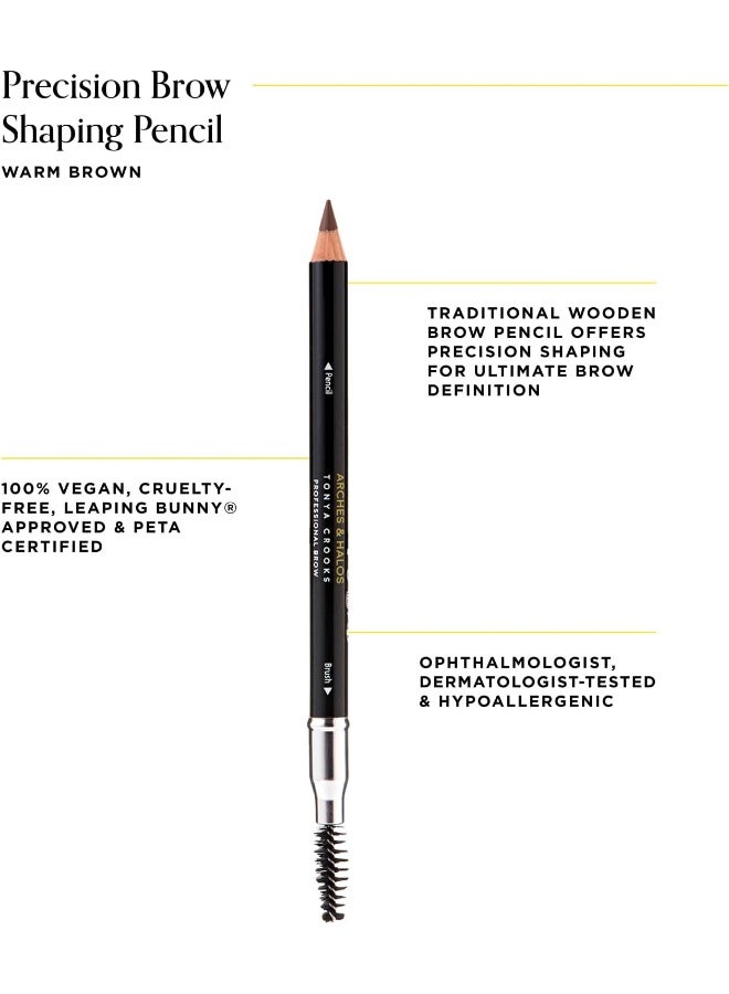 Arches & Halos Precision Brow Shaping Pencil in Warm Brown, 0.2 oz - Image 2