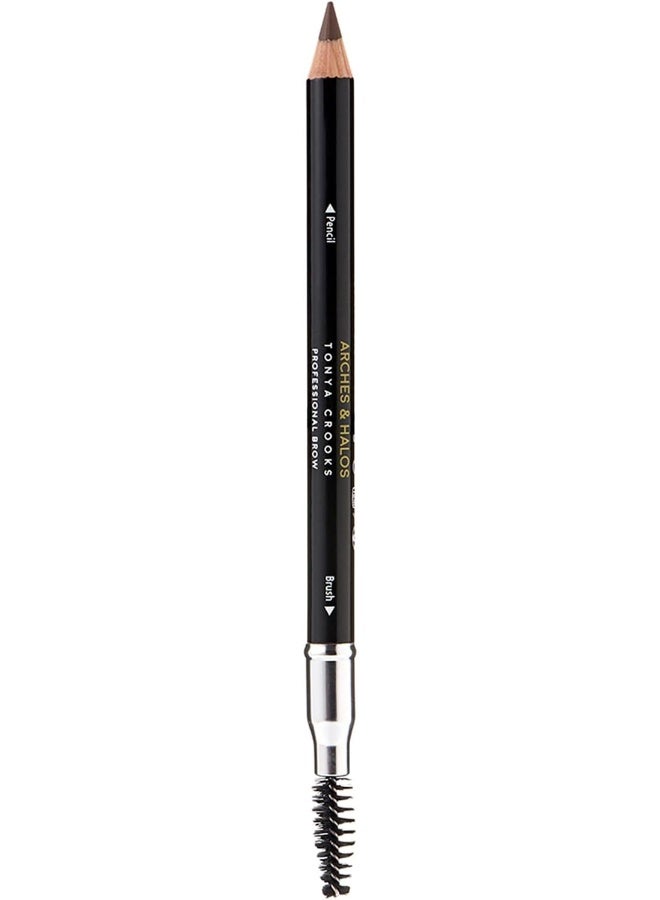 Arches & Halos Precision Brow Shaping Pencil in Warm Brown, 0.2 oz - Image 1
