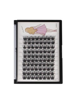Bodermincer مس lashes فردية من د curl واسعة cluste تجمعات من mink تمديد رموش صناعية طبيعية 3D حجم روسي رموش صناعية فردية ماكياج 1018 مم للاختيار (12 مم)  - Image 2