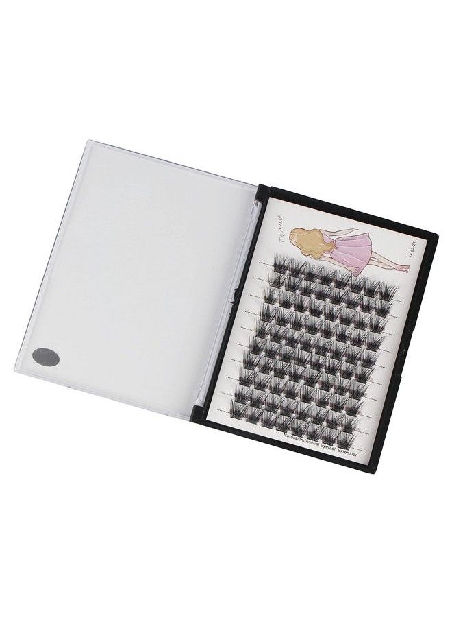 Bodermincer مس lashes فردية من د curl واسعة cluste تجمعات من mink تمديد رموش صناعية طبيعية 3D حجم روسي رموش صناعية فردية ماكياج 1018 مم للاختيار (12 مم)  - Image 4
