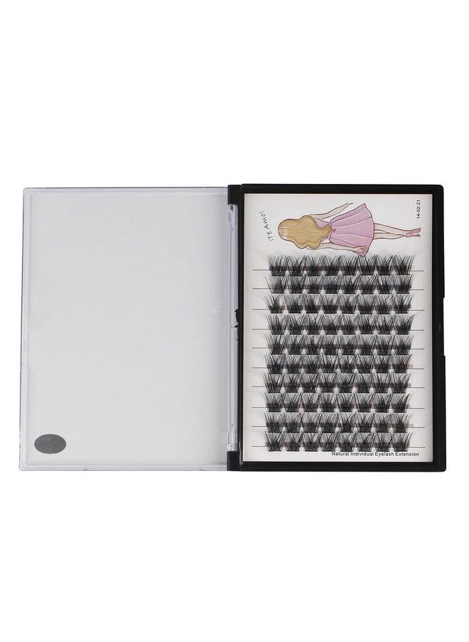 Bodermincer مس lashes فردية من د curl واسعة cluste تجمعات من mink تمديد رموش صناعية طبيعية 3D حجم روسي رموش صناعية فردية ماكياج 1018 مم للاختيار (12 مم)  - Image 3