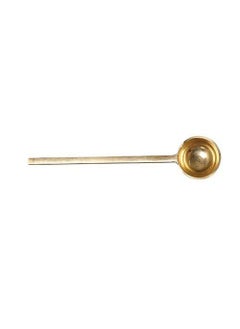 Shiv SHIVHOMEWORLD Brass Ladle Cooking and Serving Spoon Heavy Guage Brass Ladle  - Image 3