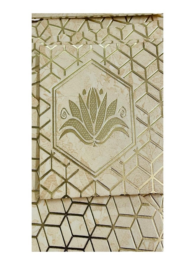Moira Designer Money Envelopes, Pack of 10, for Shagun Cash gifting for Wedding, Birthday, Eid, Diwali, Engagement (Beige) - Image 3