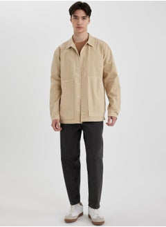 DeFacto Relax Fit Cotton Long Sleeve Shirt  - Image 4