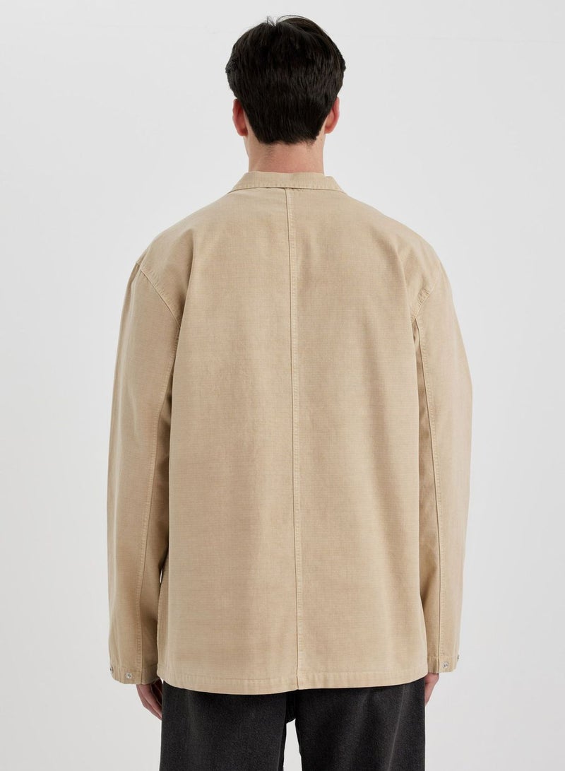 DeFacto Relax Fit Cotton Long Sleeve Shirt - Image 2