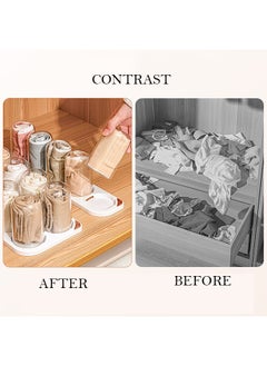 Generic Wall Mounted Underwear Storage Box Wardrobe Organizer Box Capsule Style Non Punching for T-shirt Skirts Socks Bras Panties Scarf (5 Capsules)  - Image 3