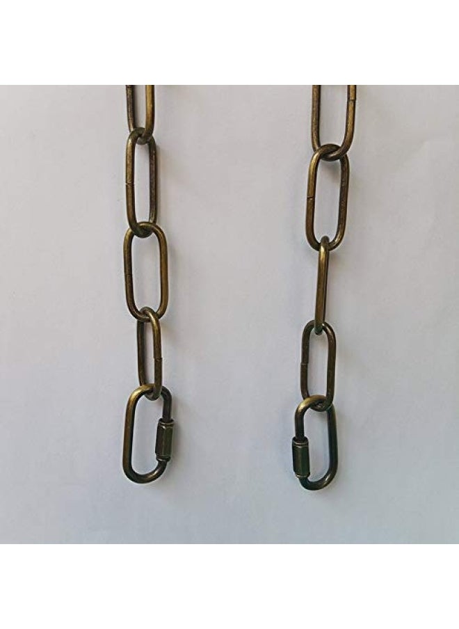 WOERFU - 6 Feet Antique Bronze Finish Pendant Chandelier Light Fixture Hanging Lighting Chain Antique Bronze - Image 1
