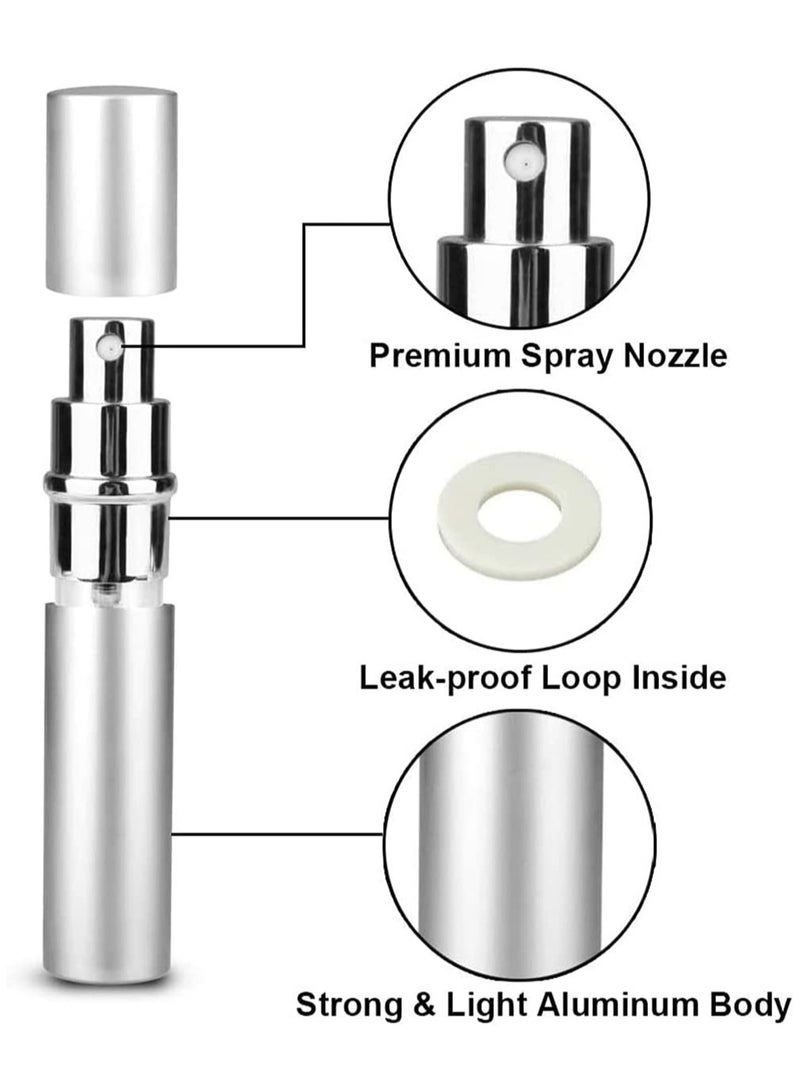 Excefore 3pcs 6ml Mini Portable Spray Cosmetic Bottles - Image 2