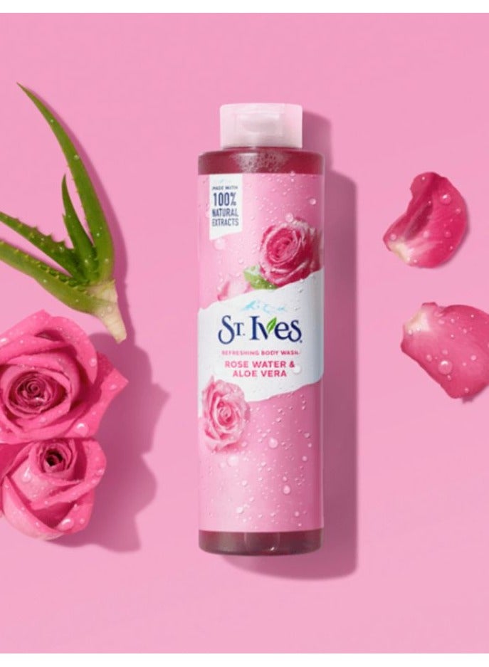 ST. Ives Pink Lemon & Mandarin Orange Exfoliating Body Wash 473 ml - Image 1