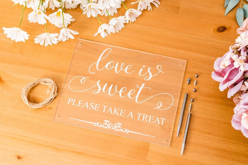 Calculs How Sweet It Is Sign How Sweet It Is to Be Loved by You Decor Wedding Favor Sign Chic Wedding Reception Signs Wedding Signage Calligraphy Print 8x10 Inches - Image 3