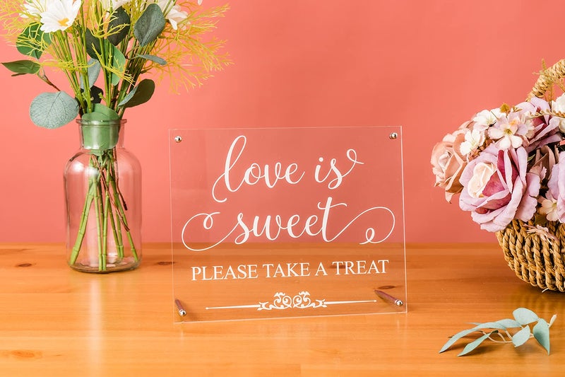 Calculs How Sweet It Is Sign How Sweet It Is to Be Loved by You Decor Wedding Favor Sign Chic Wedding Reception Signs Wedding Signage Calligraphy Print 8x10 Inches - Image 1