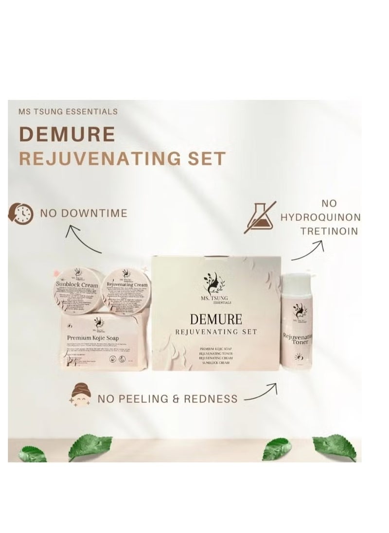 Ms Tsung Essentials DEMURE REJUVENATING SET  - Image 3