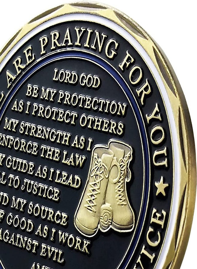 Glamtune US Saint Michael Police Challenge Coin Law Enforcement Coin - Image 3