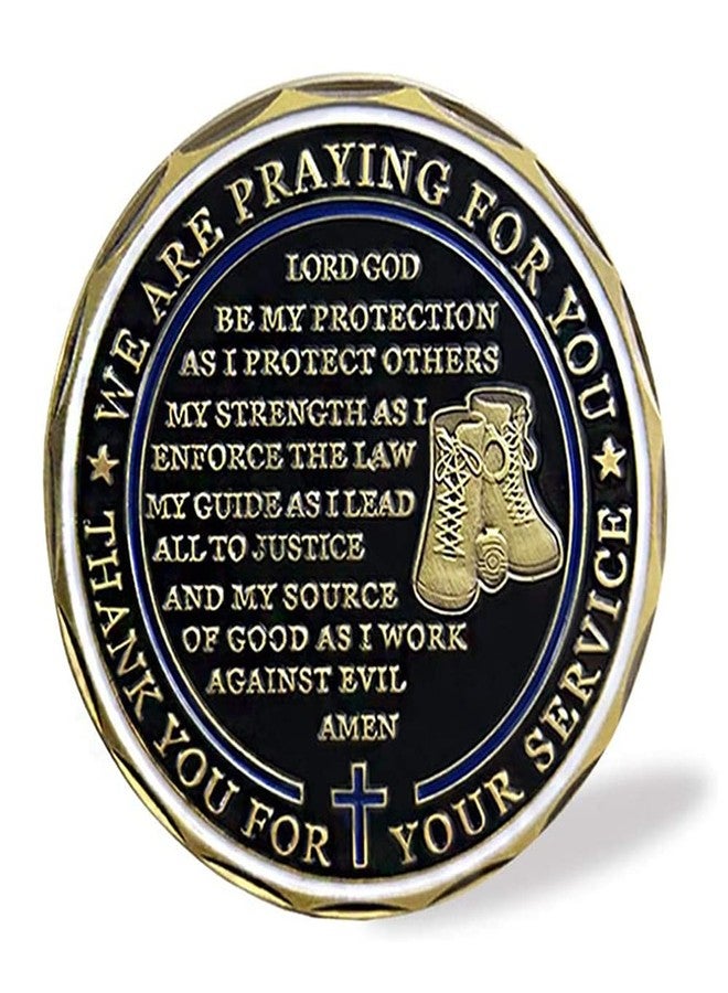 Glamtune US Saint Michael Police Challenge Coin Law Enforcement Coin - Image 2