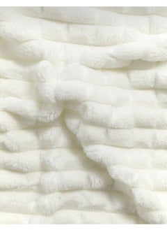 MERINOS Modern Line 3 Piece Blanket Set Bone  - Image 3