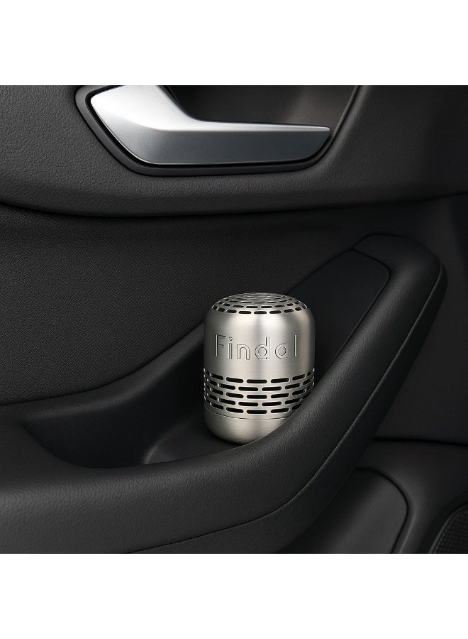 فندال فيندال مزيل روائح - مزيل روائح الثلاجة - مزيل روائح مصنوع من الفولاذ المقاوم للصدأ قابل لإعادة الاستخدام لمدة 10 سنوات - منقي هواء ممتاز غير سام للثلاجة والخزانة والسيارة - Image 5