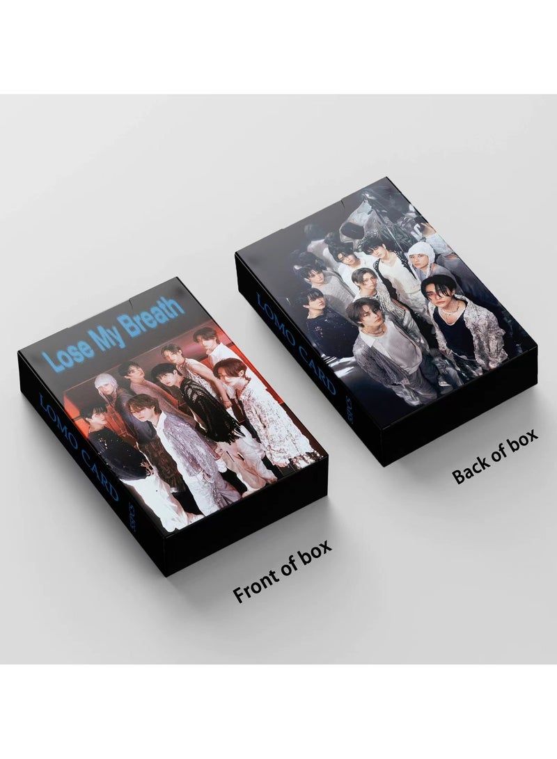 NIBEMINENT 55 Pcs Kpop Stray Kids Lose My Breath Lomo Cards Card For Fans Collection Gifts - Image 3