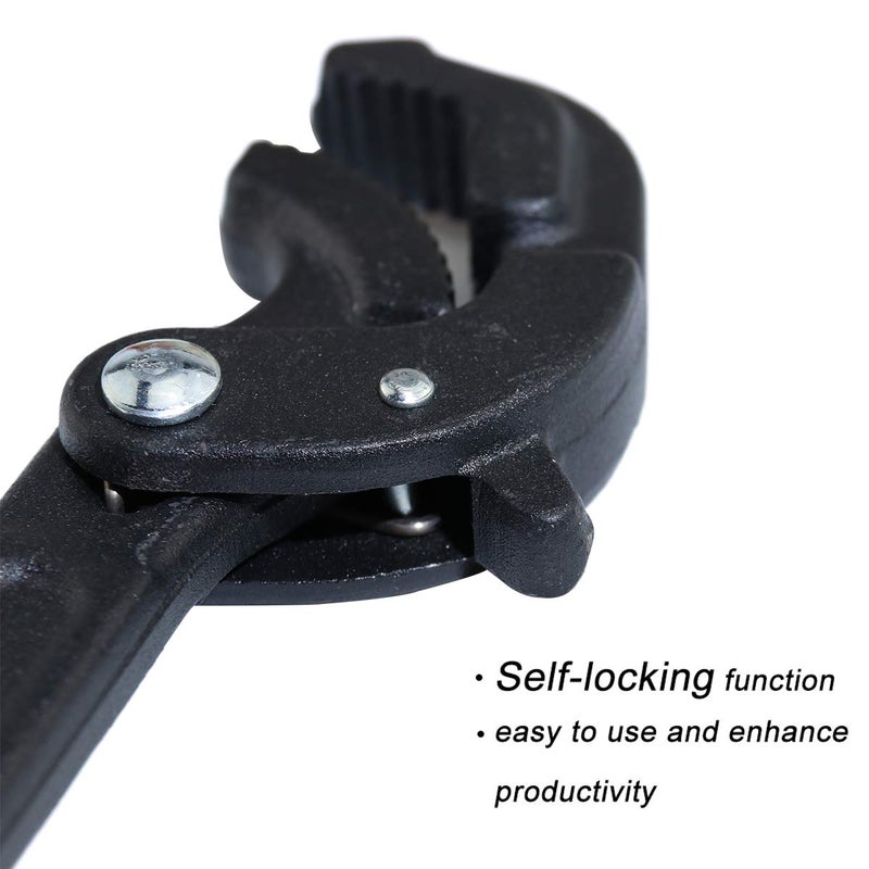 boeray 2 Pack Adjustable Wrench Quick Multi-function Self-Adjusting Spanner Power Grip Pipe Wrench 0.6â€-2.4â€/14mm-60mm - Image 3