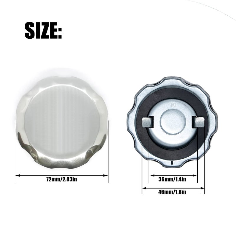 Lakeyulystore 17620-ZH7-013 17620-ZH7-023 Fuel Gas Cap Replaces Honda GX110 GX120 GX140 GX160 GX200 GX240 GX270 GX340 GX390 - Image 4