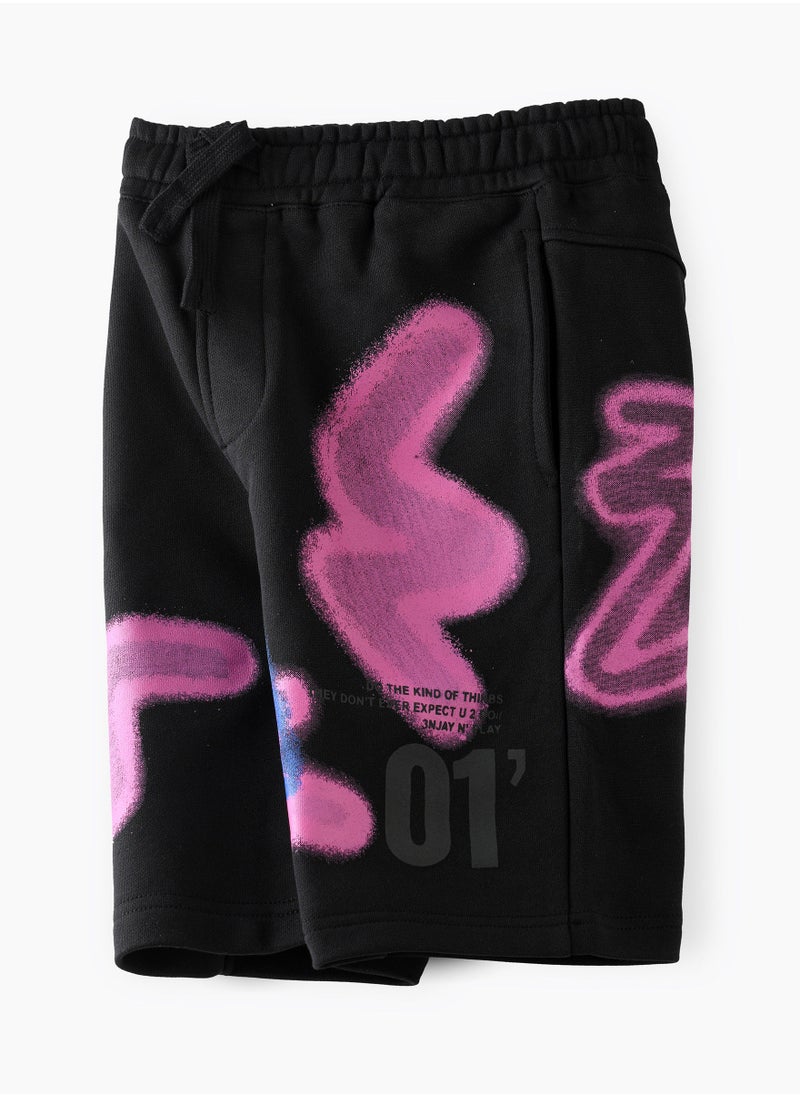 JAM Knitted shorts with print  - Image 3