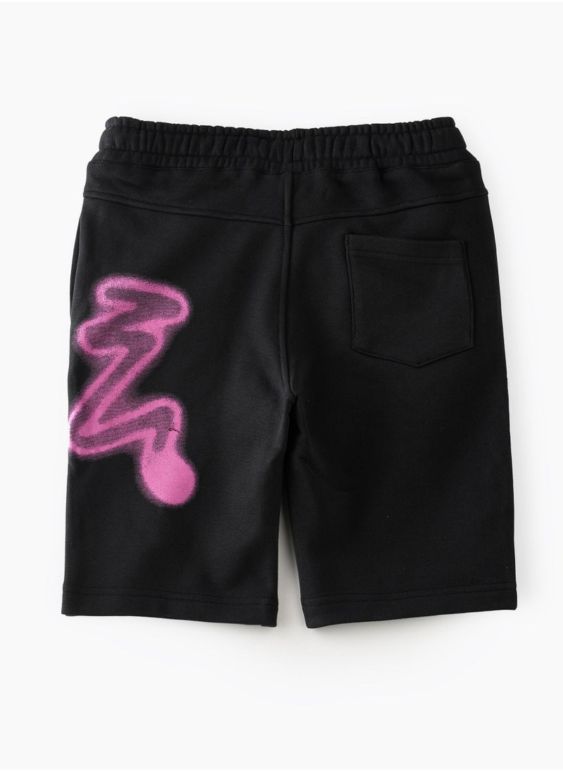 JAM Knitted shorts with print  - Image 2